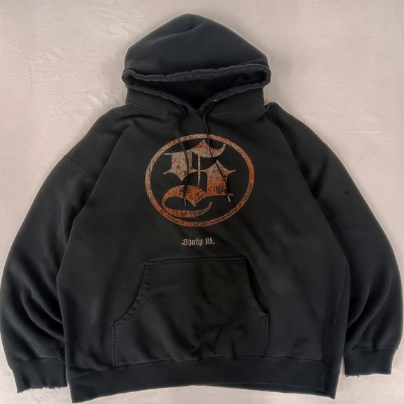 Shady Ltd Other - Y2k Shady Limited Black Graphic Hoodie Grunge XL
